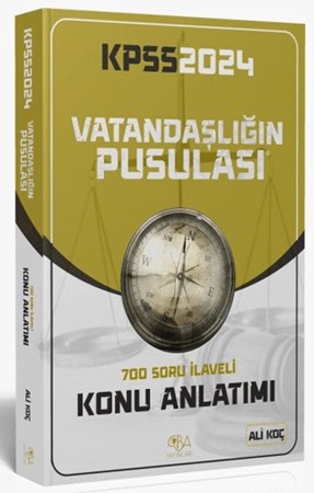 2024 KPSS Vatandaşlığın Pusulası Konu Anlatımı - Ali Koç CBA Yayınları