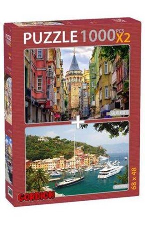 Galata Kulesi Portofino 2X1000 Parça Puzzle 40147