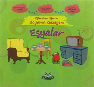 Eşyalar Eğlendiren Öğreten Boyama Gezegeni