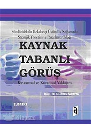 Kaynak Tabanlı Görüş Kavramsal Ve Kuramsal Yaklaşım