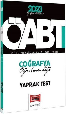 2023 ÖABT Coğrafya Öğretmenliği Yaprak Test