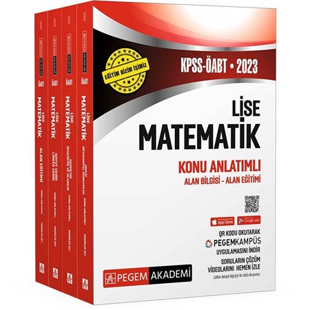 ÖABT Lise Matematik Konu Anlatımlı 2023