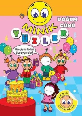 Minik Yüzler - Doğum Günü - Emojilerle Çıkartmalar
