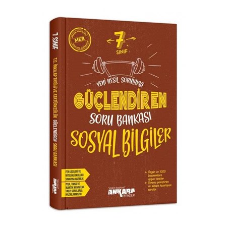 7. Sınıf Güçlendiren Sosyal Bilgiler Soru Bankası Ankara Yayıncılık