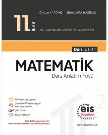 11. Sınıf Matematik DAF Ders Anlatım Föyü