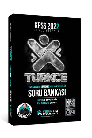 2022 KPSS Genel Yetenek Atölye Serisi Türkçe Tamamı Video Çözümlü Soru Bankası