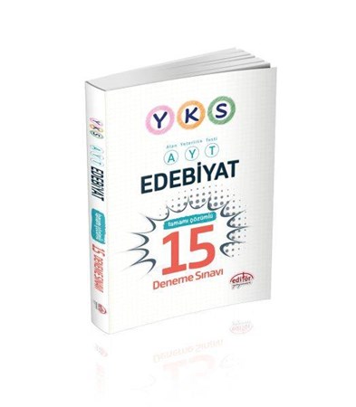 Editör Yks Edebiyat Tamamı Çözümlü 15 Deneme Sınavı