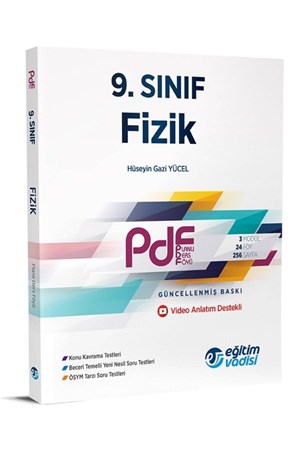 9.Sınıf PDF Fizik Video Anlatım Destekli