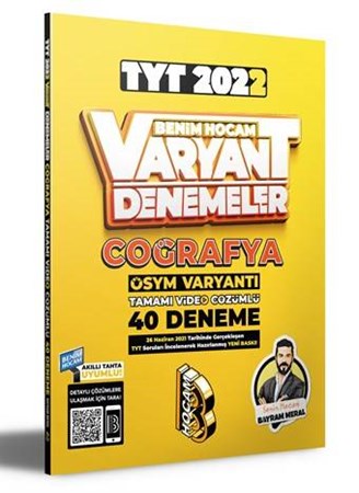 2022 TYT Coğrafya Tamamı Video Çözümlü 40 Deneme Sınavı