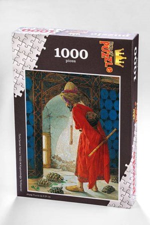 Türk Sanatı Serisi Kaplumbağa Terbiyecisi 1000 Parça Puzzle Ts03 M