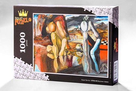 Soyut Serisi Düşünen Adam 1000 Parça Puzzle St03 M