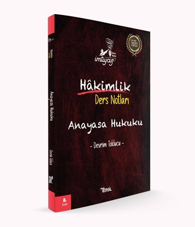 Anayasa Hukuku / Hakimlik Ders Notları
