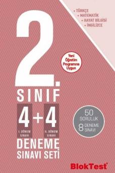 2.Sınıf 4+4 Deneme Sınavı Seti Blok Test