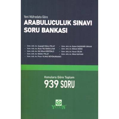 Yeni Müfredata Göre ARABULUCULUK SINAVI SORU BANKASI Konulara Göre Toplam 939 SORU