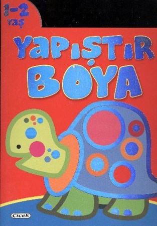 Yapıştır Boya Kaplumbağa 1 2 Yaş