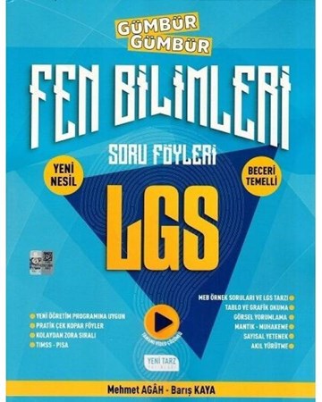 8. Sınıf LGS Fen Bilimleri Gümbür Gümbür Soru Föyleri Yeni