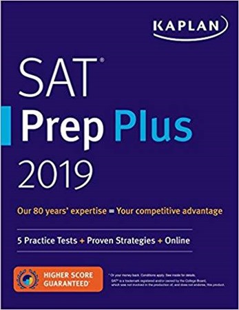 Kaplan Sat Prep Plus 2019 5 Practice Tests Proven Strategies Online