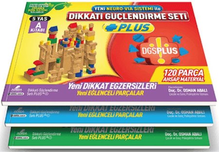 Dikkati Güçlendirme Seti Plus 5 Yaş Kitap