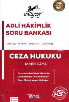Ceza Hukuku / Adli - İdari Hakimlik Soru Bankası