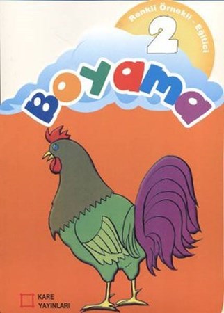 Renkli Örnekli Eğitici Boyama 2