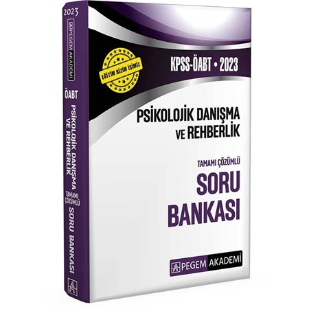 ÖABT Psikolojik Danışma ve Rehberlik Soru Bankası 2023