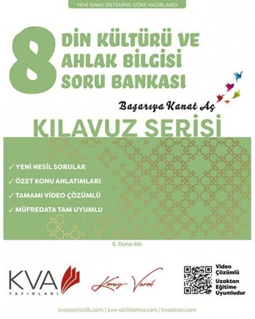 8. Sınıf LGS Din Kültürü ve Ahlak Bilgisi Kılavuz Serisi Soru Bankası