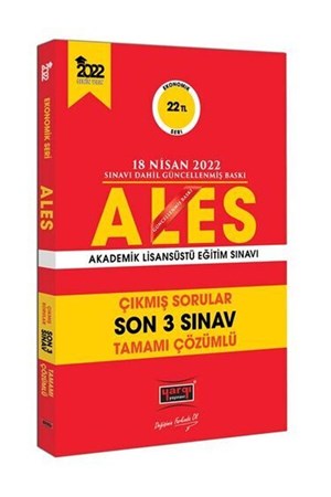 ALES Ekonomik Seri Son 3 Sınav Çıkmış Sorular (18 Nisan 2022 Sınavı Dahil)