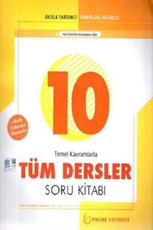 Palme 10. Sınıf Tüm Dersler Soru Bankası Yeni