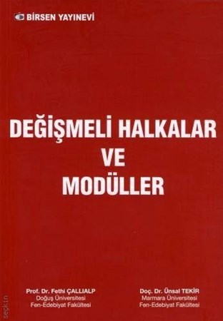 Değişmeli Halkalar Ve Modüller