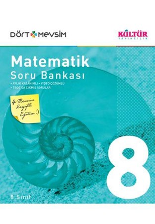 Kültür 8. Sınıf Dört Mevsim Matematik Soru Bankası