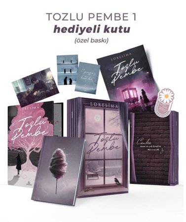 Tozlu Pembe 1 – Ciltli Yan Boyamalı Hediyeli  Kutu