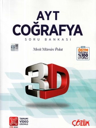 3D Ayt Coğrafya Soru Bankası Yeni