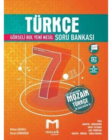 7. Sınıf Türkçe Görseli Bol Yeni Nesil Soru Bankası