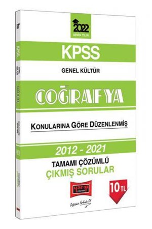 2022 KPSS Coğrafya Konularına Göre Düzenlenmiş Tamamı Çözümlü Çıkmış Sorular