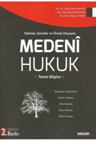 Tablolar, Şemalar ve Örnek Olaylarla Medenî Hukuk Temel Bilgiler