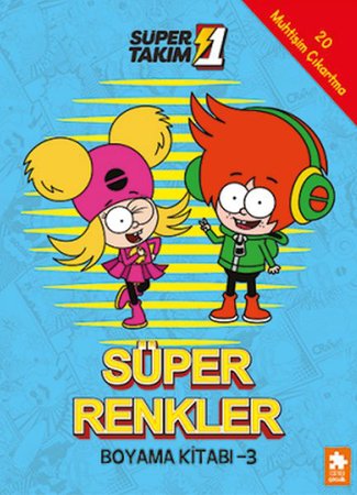 Süper 1 Takım Süper Renkler Boyama Kitabı - 3