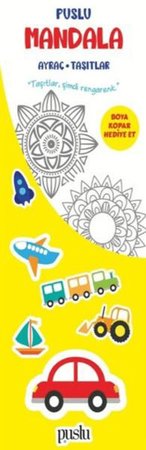 Puslu Mandala Çocuk Ayraç - Taşıtlar