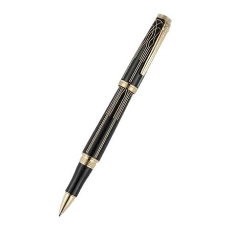 Scrikss Heritage Siyah Altın Roller Kalem