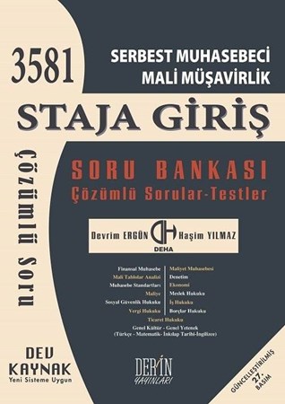 SMMM Staja Giriş Soru Bankası Çözümlü