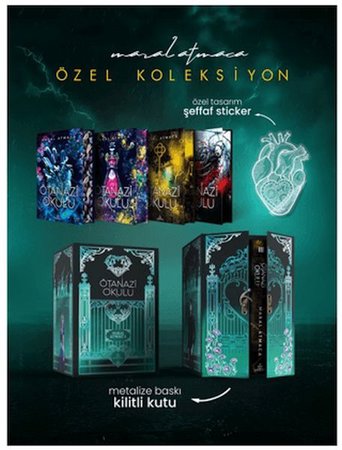 Ötanazi Okulu Serisi - Yan Boyamalı Kilitli Koleksiyon Kutu