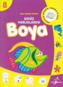 Okul Öncesi Eğitimi 8 Deniz Varlıklarını Boya