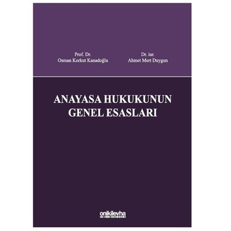 Anayasa Hukukunun Genel Esasları