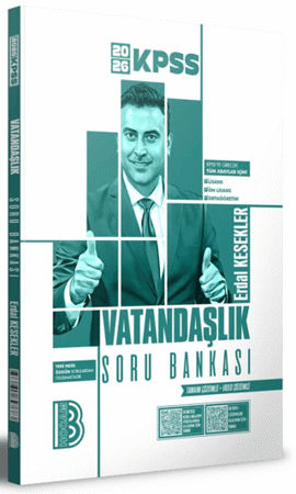 2026 KPSS Vatandaşlık Tamamı Video Çözümlü Soru Bankası