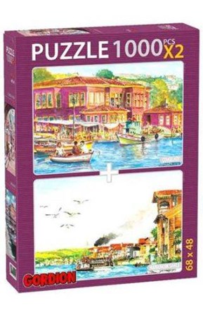 Çengelköy Kuzguncuk Sahili 2X1000 Parça Puzzle 40153