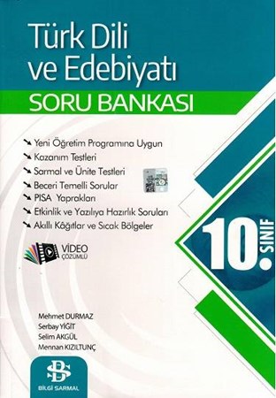 10. Sınıf Türk Dili ve Edebiyatı Soru Bankası