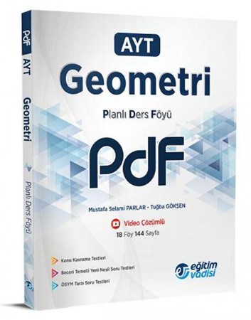 AYT Geometri Planlı Ders Föyü Video Çözümlü
