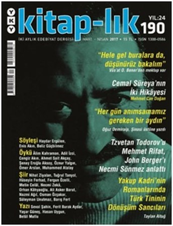 Kitap Lık Sayı 190 İki Aylık Edebiyat Dergisi