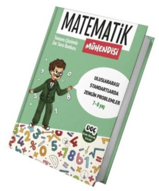Matematik Mühendisi 7 - 8 Yaş - Tamamı Çözümlü Zor Soru Bankası
