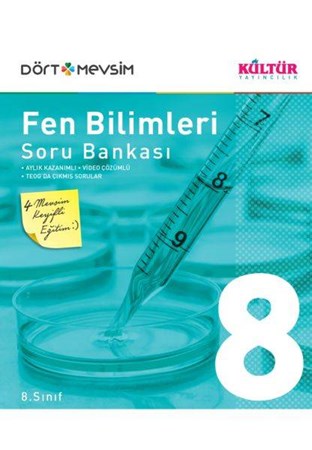 Kültür 8. Sınıf Dört Mevsim Fen Bilimleri Soru Bankası