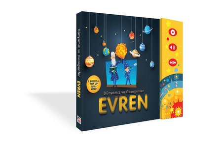 Dünyamız ve Gezegenler Evren (3 Boyutlu Pop-Up Sesli Elektronik Kitap)